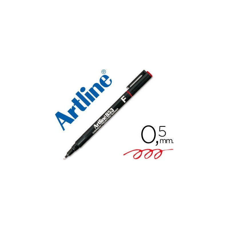 ROTULADOR PERMANENTE ARTLINE PUNTA REDONDA ROJO F