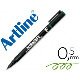 ROTULADOR PERMANENTE ARTLINE PUNTA REDONDA VERDE F