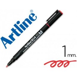 ROTULADOR ARTLINE PUNTA ROJA 1MM EK-854