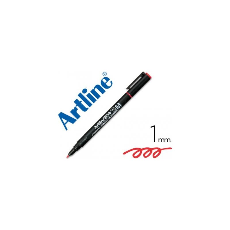 ROTULADOR ARTLINE PUNTA ROJA 1MM EK-854