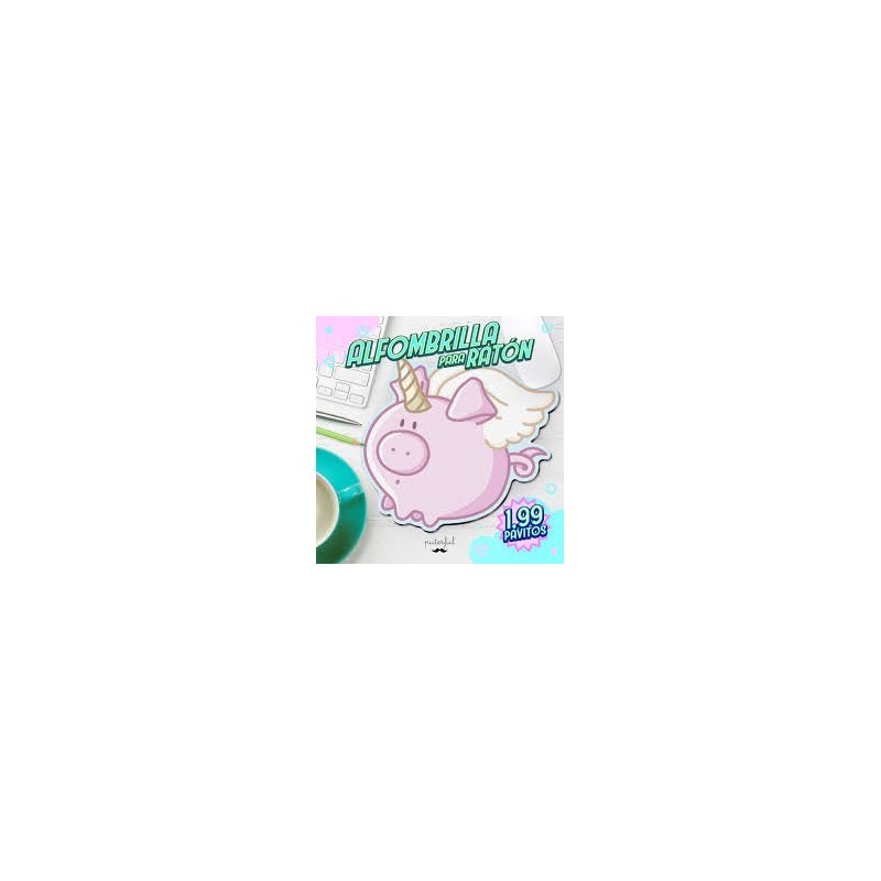ALFOMBRILLA PUTERFUL CERDICORNIO ROSA