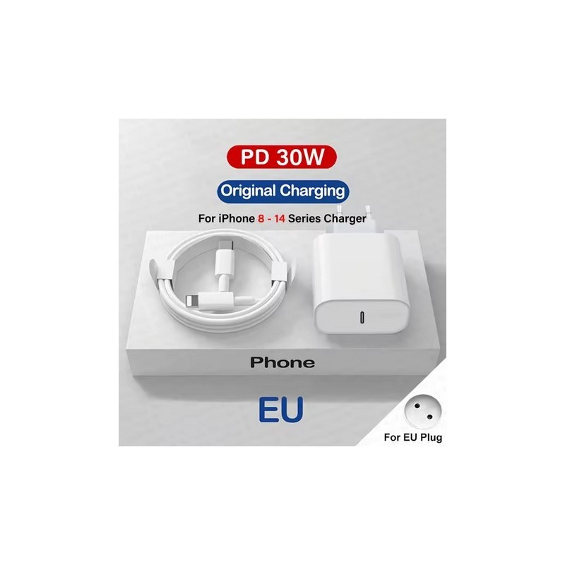 CARGADOR APPLE MAGSAFE CABLE USB C LIGHTNING 1M 30