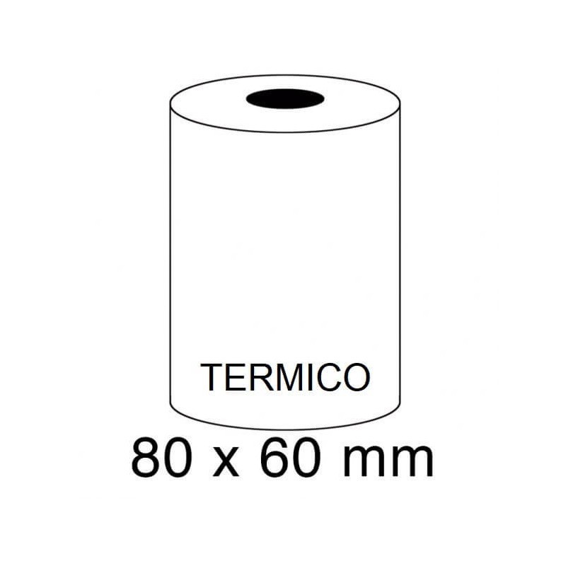 ROLLO DE PAPEL TERMICO 80X60X12