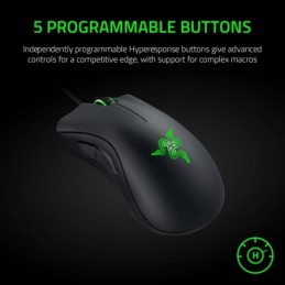 RATON RAZER DEATHADDER ESSENTIAL 6400 DPI 5 BOT PR