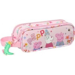 PORTATODO DOBLE PEPPA PIG HAVING FUN