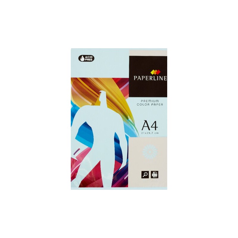 PAEL A4 500H 80GR PAPERLINE AZUL CLARO OCEAN