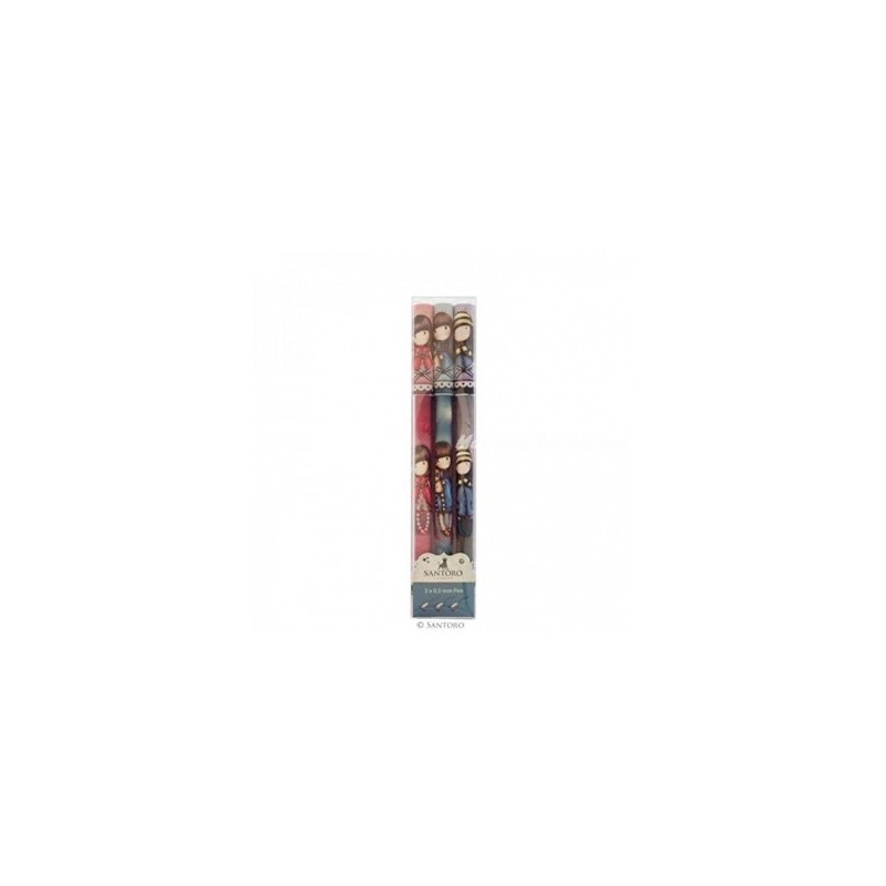 SET 3 BOLIGRAFO PUNTA FINA GORJUSS SANTORO