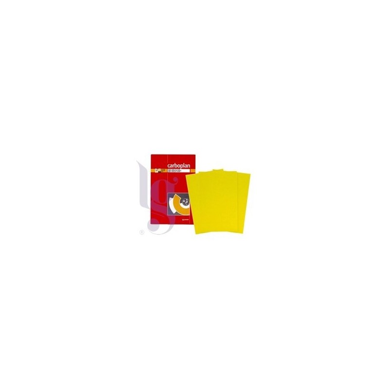 PAPEL CARBON FOLIO AMARILLO 100H