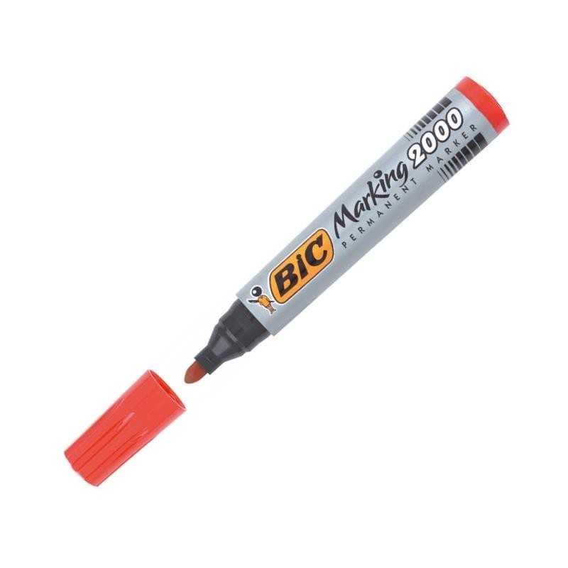 ROTULADOR MARCADOR PERMANENTE BIC CONICA ROJO