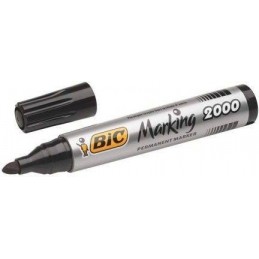 ROTULADOR MARCADOR PERMANENTE BIC CONICA NEGRO