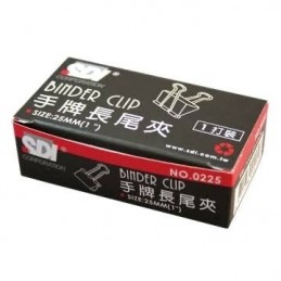 CAJA 12 PINZAS PALAS ABATIBLES 25 mm