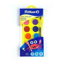 CAJA ACUARELAS JUNIOR SURTIDAS 12PCS