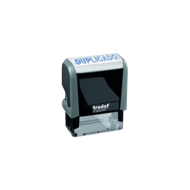 SELLO AUTOMATICO DUPLICADO TINTA AZUL