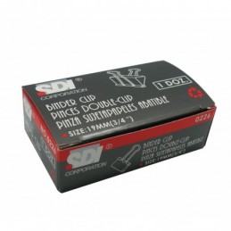 CAJA 12 PINZAS PALAS ABATIBLES 19 mm