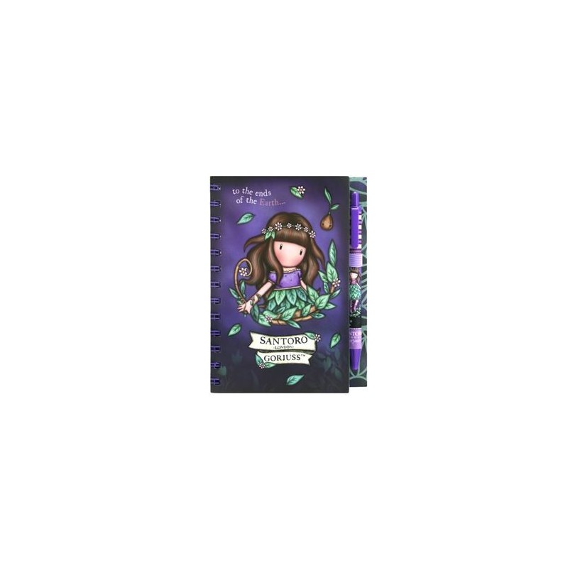 LIBRETA CON BOLIGRAFO SANTORO GORJUSS