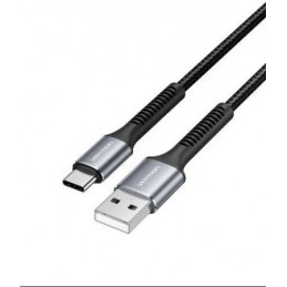 CABLE USB TIPO C A USB MACHO 15W 480MBPS 1M NEGRO