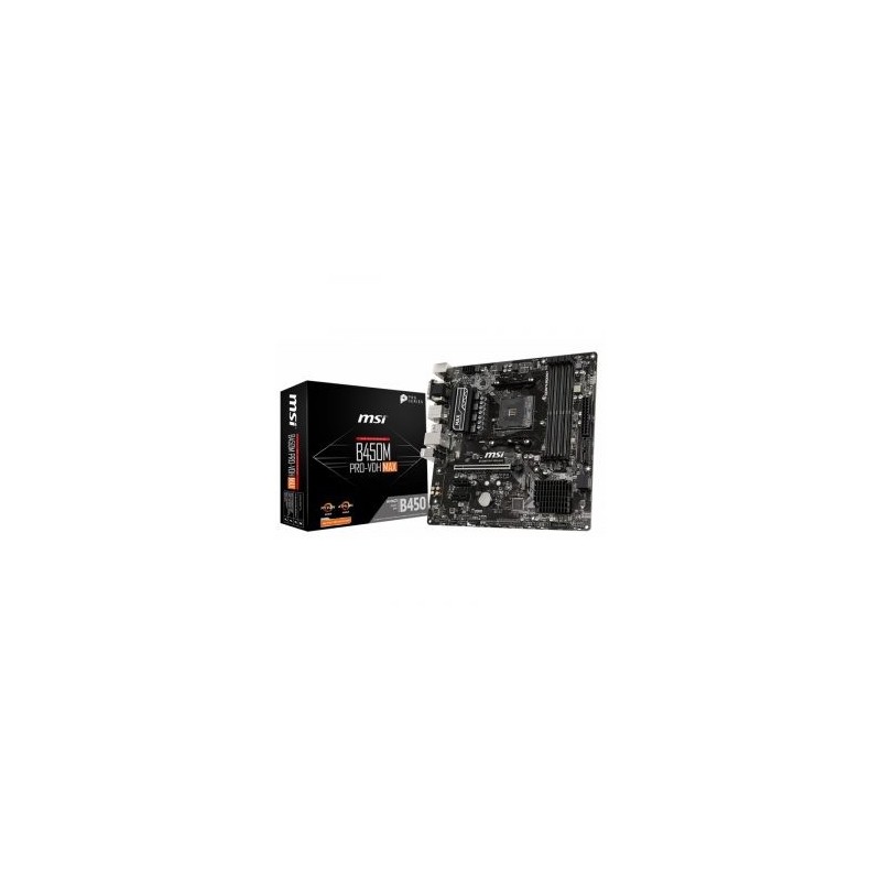 PLACAS MSI B450M-VDH MAX AMD AM4 DDR4 HDMI