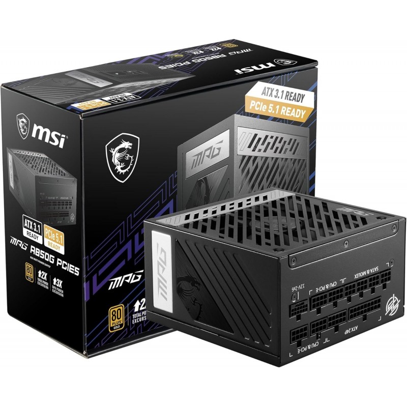 MSI MPG A850G PCIE 5.1 850W 80 PLUS GOLD