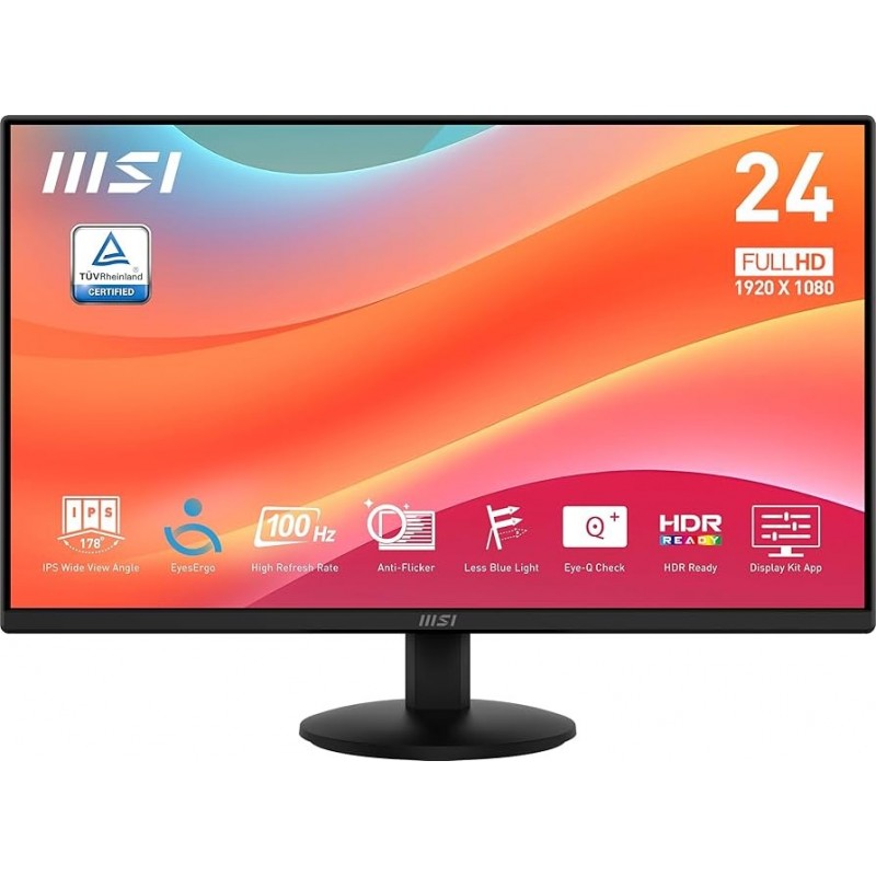 MSI PRO MP242L IPS 1980x1080 100HZ 4MS EYES ERGO