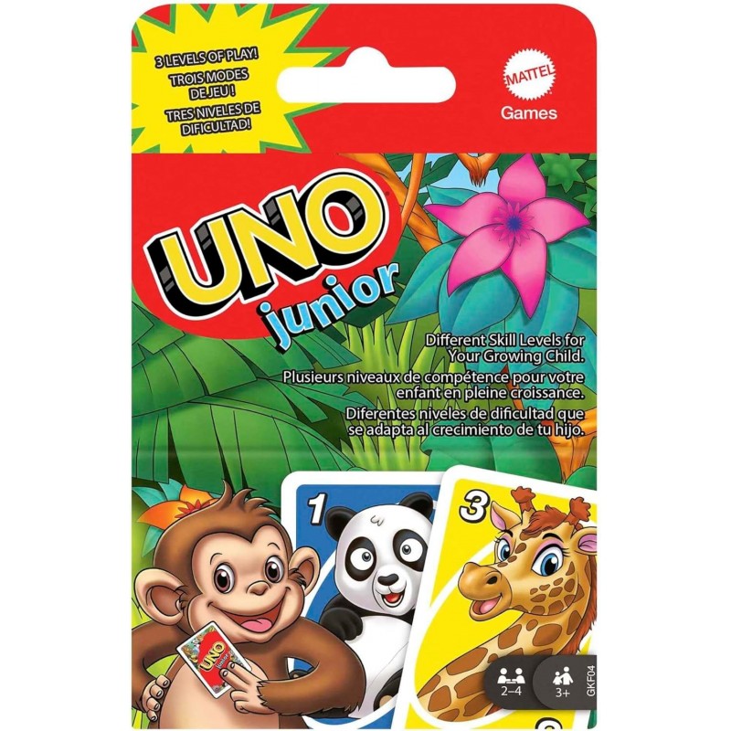 JUEGO CARTAS UNO JUNIOR