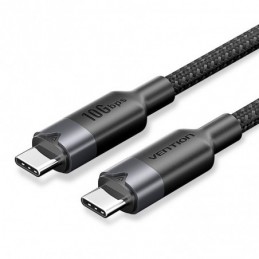 CABLE USB 3.2 TIPO C 5AMP VENTION 100W 10GBPS 1MT
