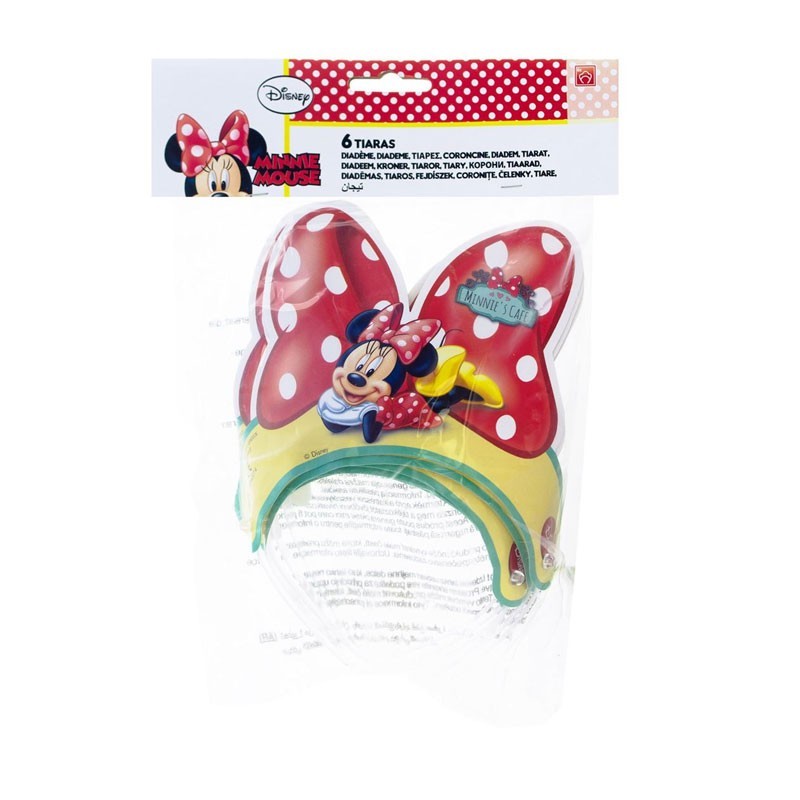 PACK 6 TIARAS MINNIE MOUSE