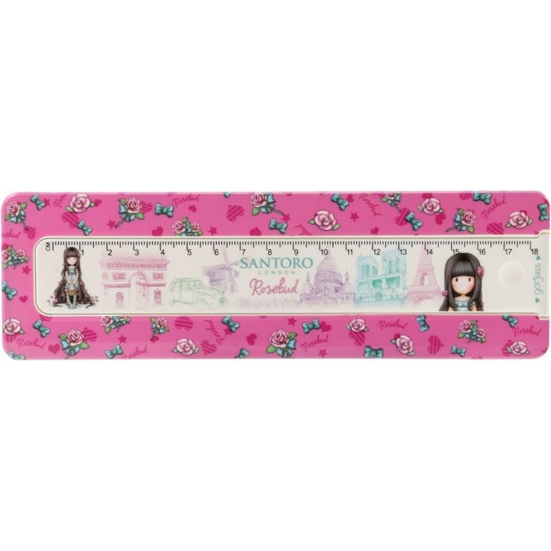 ESTUCHE PLASTICO CON REGLA GORJUSS