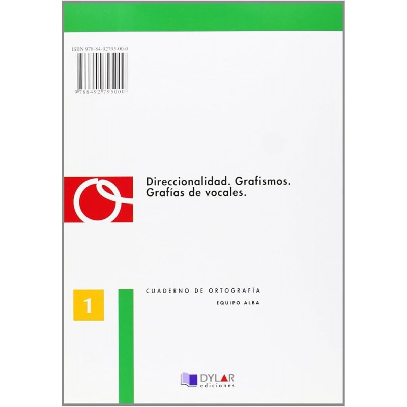 CUADERNO ORTOGRAFIA 1 DYLAR VERDE NE