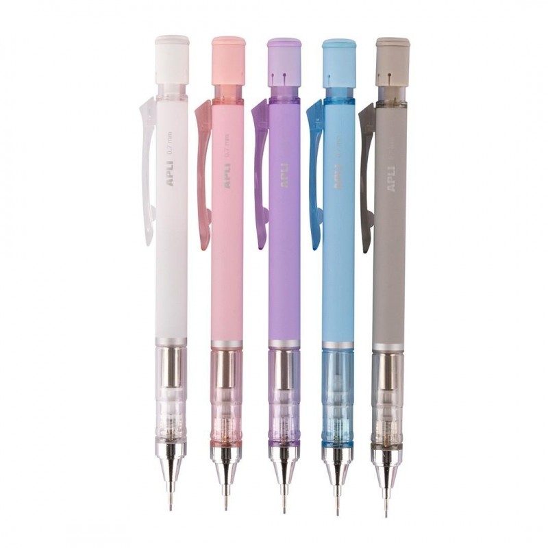 PORTAMINAS APLI 0.7MM SHAKE PASTEL SURTIDOS