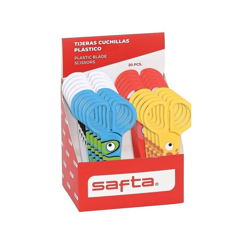 TIJERA INFANTIL PLSTICO SAFTA