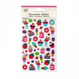 PEGATINAS 3D DULCES