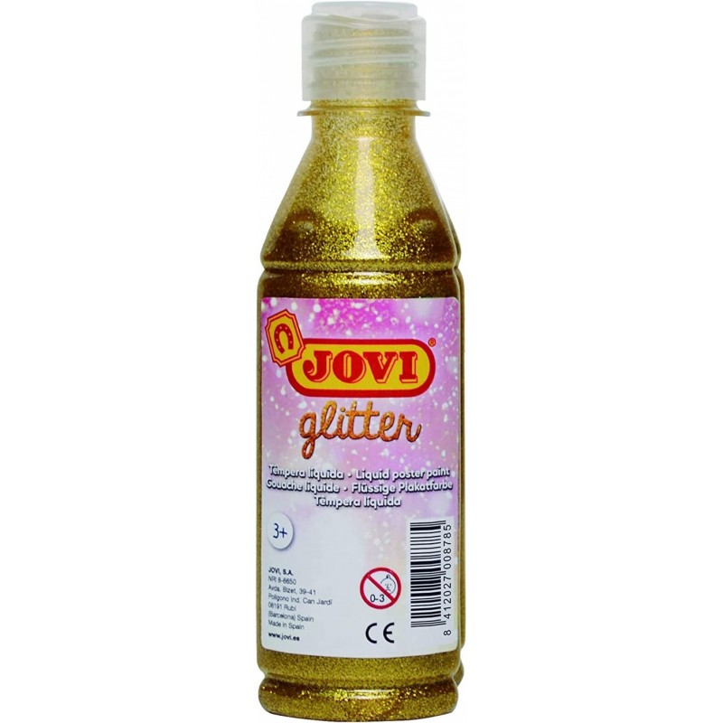 GLITTER TEMPERA JOVI 250MLL ORO