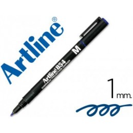 ROTULADOR PERMANENTE ARTLINE PUNTA REDONDA AZUL M