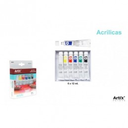 PINTURA ACRILICA 6 TUBOS