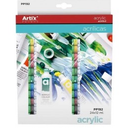 PINTURA ACRILICA 24 TUBOS X 12ML ARTIX