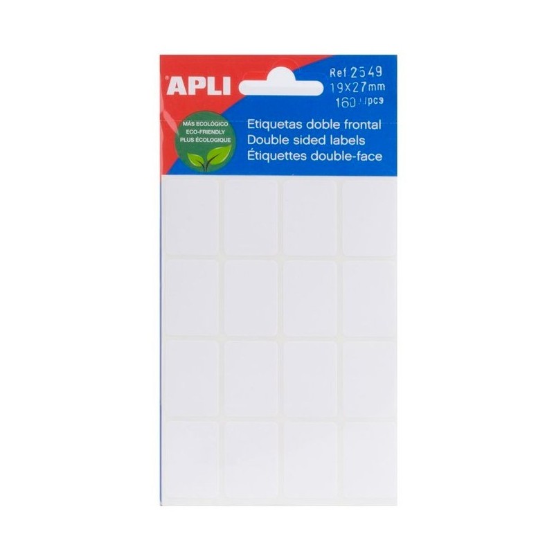 ETIQUETA BLANCA 19x27 APLI 2549