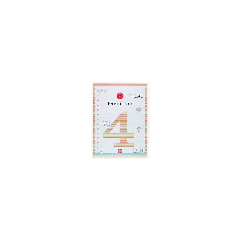 CUADERNO ESCRITURA 4 PAUTA 2 PRIMARIA