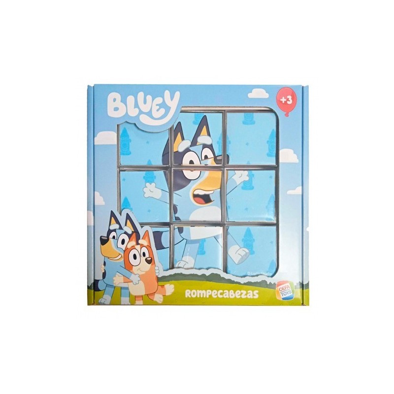 ROMPECABEZAS BLUEY 9 CUBOS