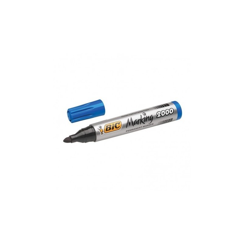 ROTULADOR MARCADOR PERMANENTE BIC CONICA AZUL