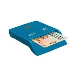 LECTOR DE DNI Y TARJETAS WOXTER COMBO PE26-146 AZU