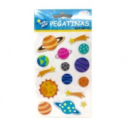 PEGATINAS 3D PLANETAS