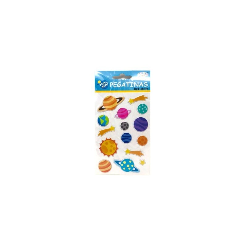 PEGATINAS 3D PLANETAS