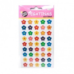 PEGATINAS 3D FLORES