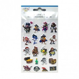 PEGATINAS 3D PIRATAS