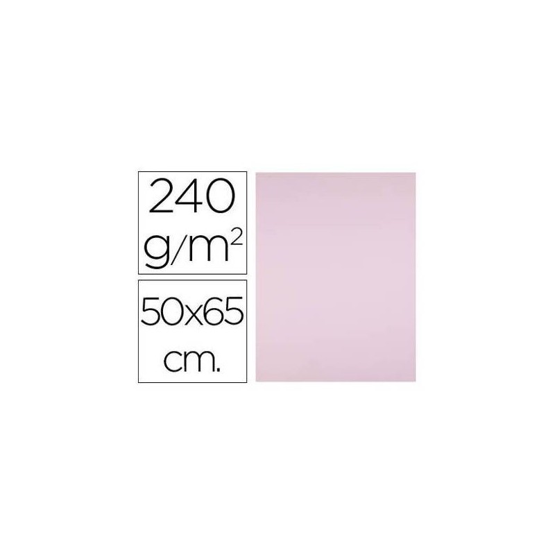 CARTULINA 50x65 P/25 ROSA