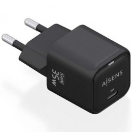 CARGADOR GAN DE PARED AISENS ASCH-35W 1 USB C NEGR