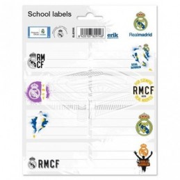 ETIQUETAS ESCOLARES REAL MADRID