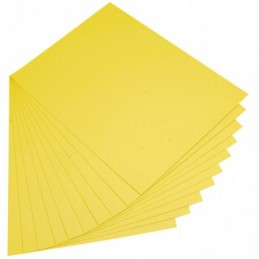 CARTULINA A-4 AMARILLO MEDIO P/100
