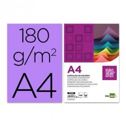 CARTULINA A-4 PURPURA P/100