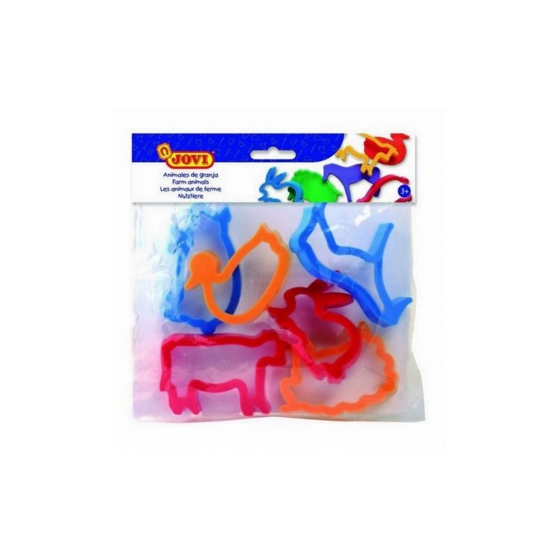 JOVI BOLSA 6 MOLDES ANIMALES DE GRANJA